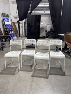 White chairs