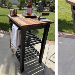 Custom Butcher Block Cart