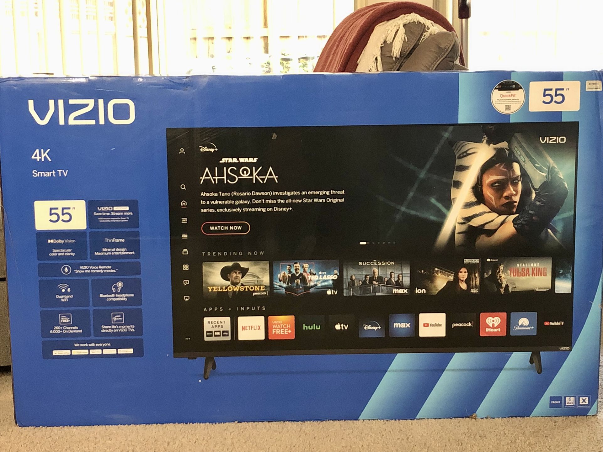 Vizio Model: V4K55M-08 55" Resolution: 4K