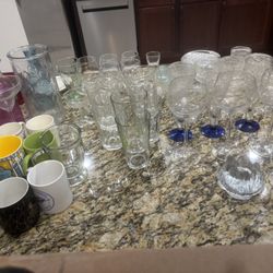 Wine Glasses,vases,mugs 
