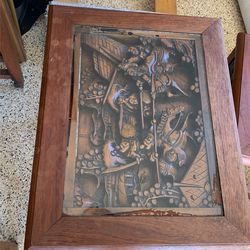 Inlaid Wood Table Thailand 