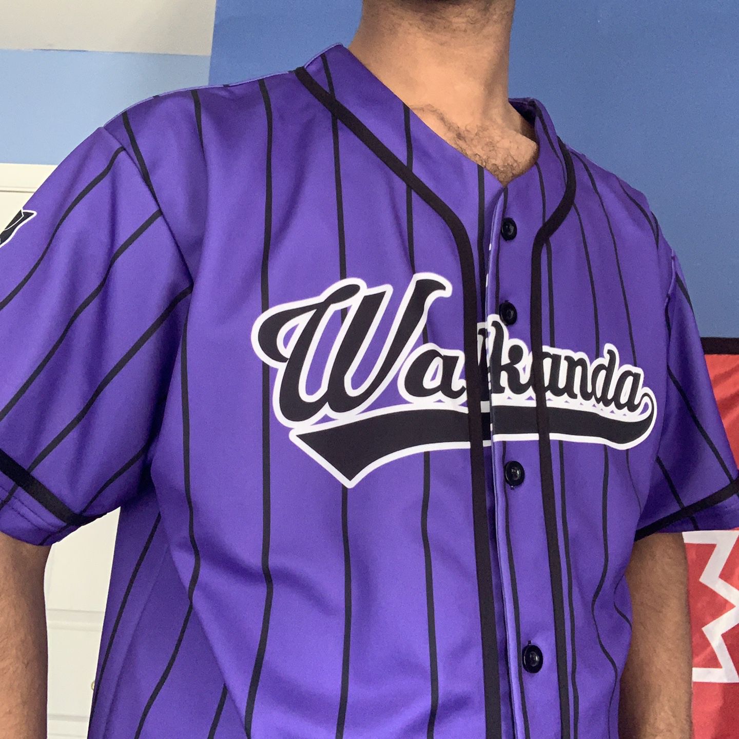 Wakanda Forever Black Panther Baseball Jersey for Sale in Port Tobacco, MD  - OfferUp