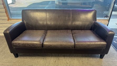 Dark Brown 3-Seat Sofa