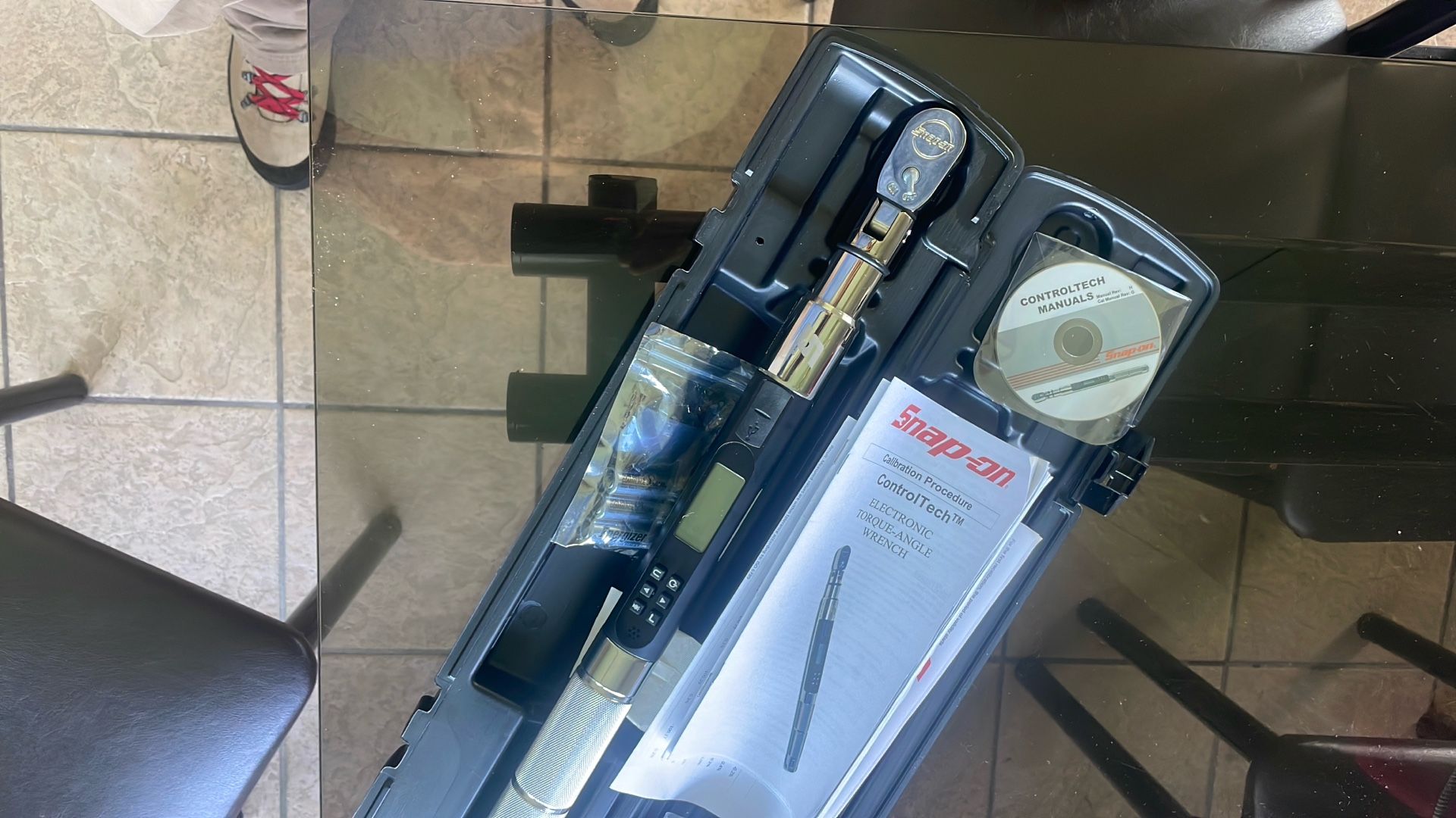 Snap-on CTECH2FR100A 3/8" Drive Digital Flex Ratchet Torque Wrench 5-100 Ft/lbs