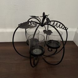 Iron Halloween Pumpkin Candle Decor 🎃