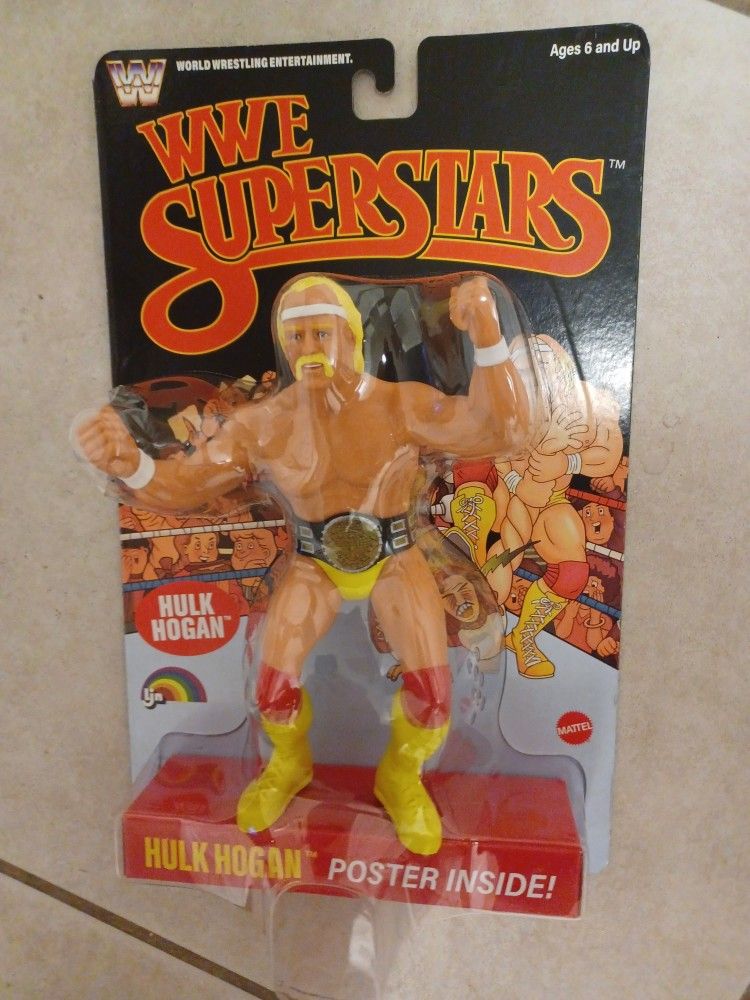🔥 WWE LJN  Hulk Hogan  Superstars Figure