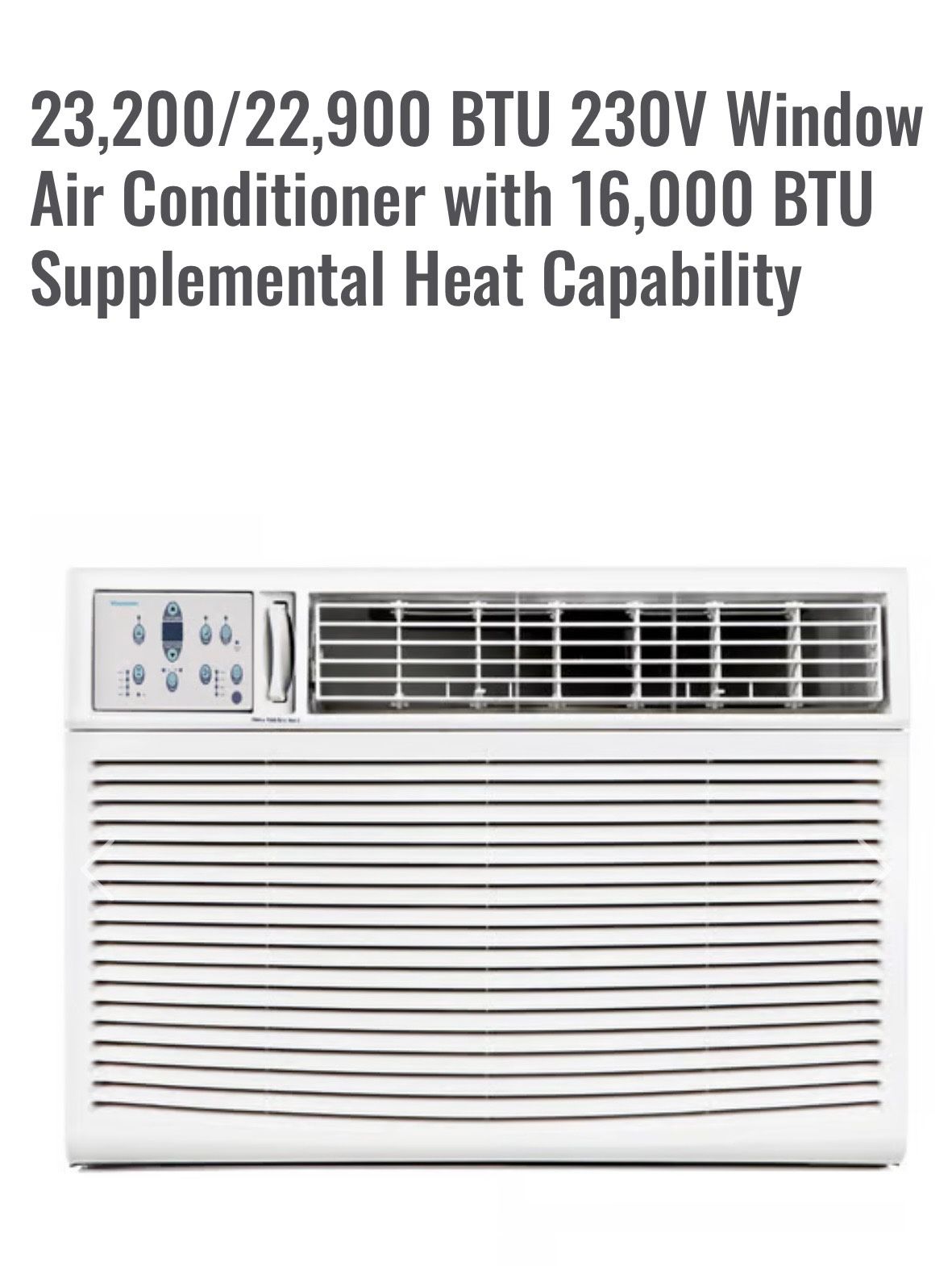 New Window AC 25,000 BTU!