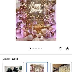 Shimer Wall Gold 12pc For Parttys Events New $28