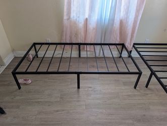 Twin bed frames 60 each or 2 for 100
