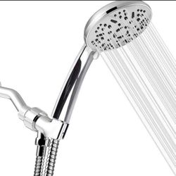 High Pressure Handheld Shower Head – 9 Spray Modes Hand Held Shower Head with 60 Inch Hose