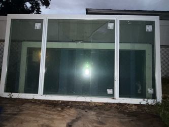 Brand New Hurricane Impact 3-Panel Sliding Window – White Vinyl Frame