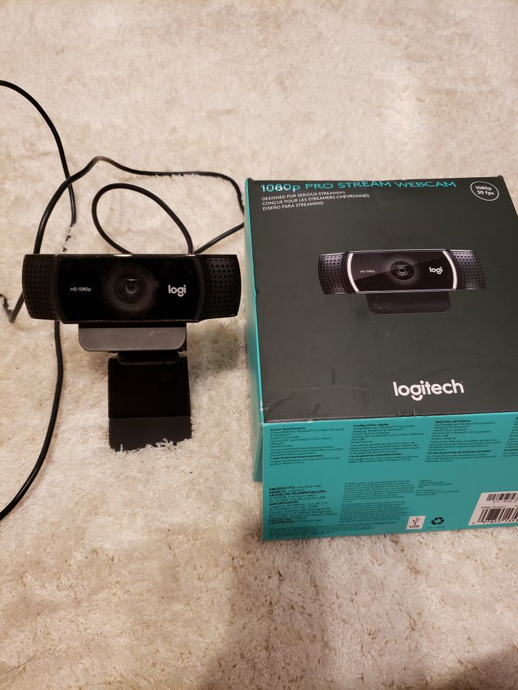 Logitech 1080 pro stream webcam