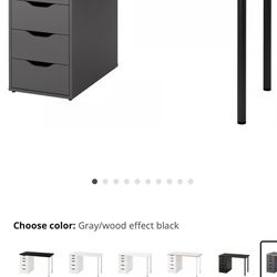 Alex drawer system and desk
