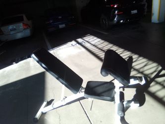 Adjustable Weight Bench with Arm Curl extension