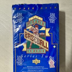 1993 Upper Deck Series 2 Baseball Factory Sealed Box-Derek Jeter Rookie