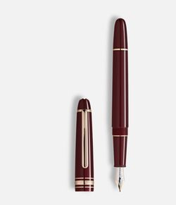 NEW Montblanc Burgundy Meisterstruck Fountain Pen