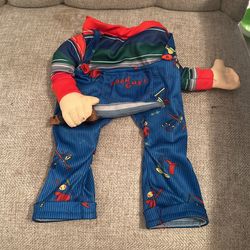 Dog Chucky Costume In Size Small