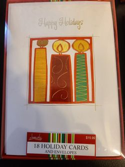 Christmas Holiday Cards And Envelopes