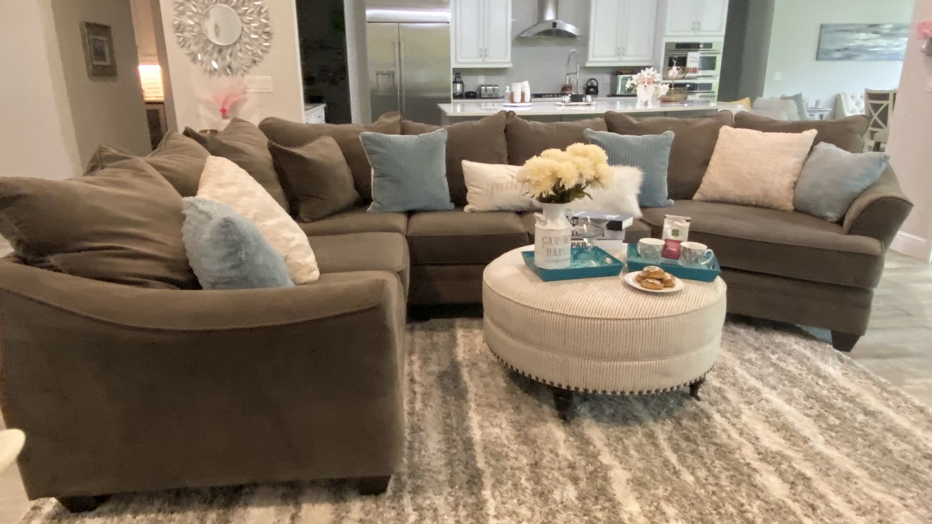 Gorgeous Grey Sectional Couch