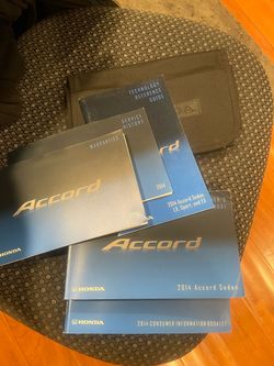 2014 Honda Accord Booklets