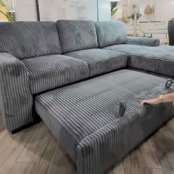 New sectional in box 📦 sleeper sectional $699