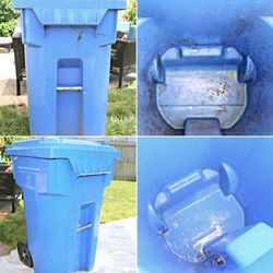 Smelly trash cans no problem I’ll wash them for you