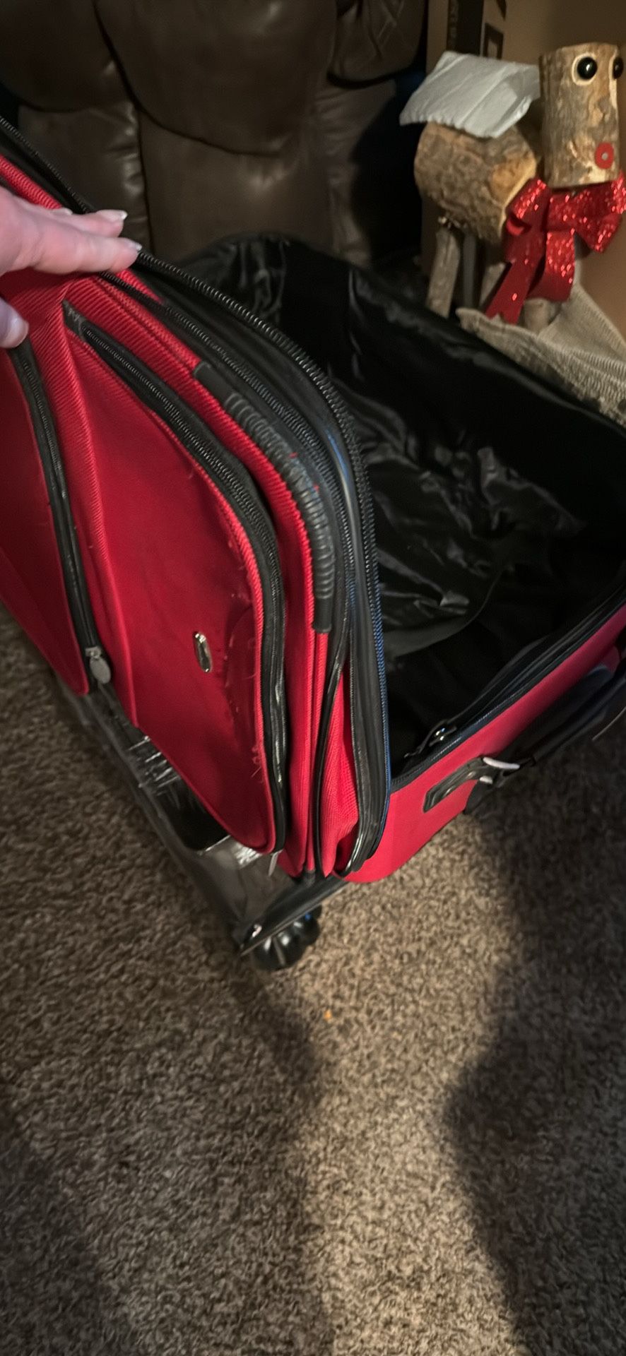 Red Carry On Suitcase 