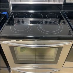 Frigidaire glasstop stainless steel stove
