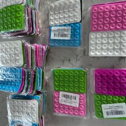 New Pack Of 6 Cell Phone Suction Grip