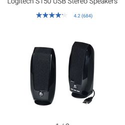 Logitech Computer Speakers USB $25 OBO