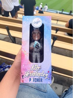 Brand new Kiké Hernández pitching bobble head from Dodgers Stadium