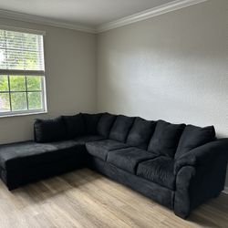 Black Sectional Couch