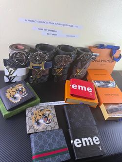 *3 for 90* Luxury designer belts wallets and bracelets