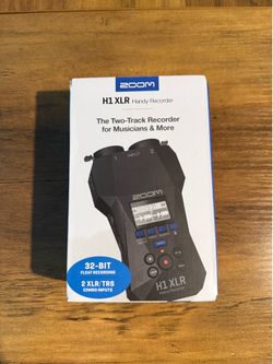 Zoom H1 XLR Handy Recorder – 32‑Bit Float (Like New)