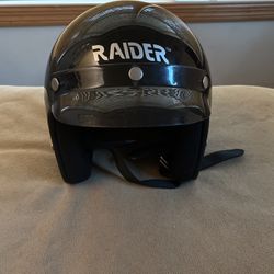 Raider Black Helmet Size Large
