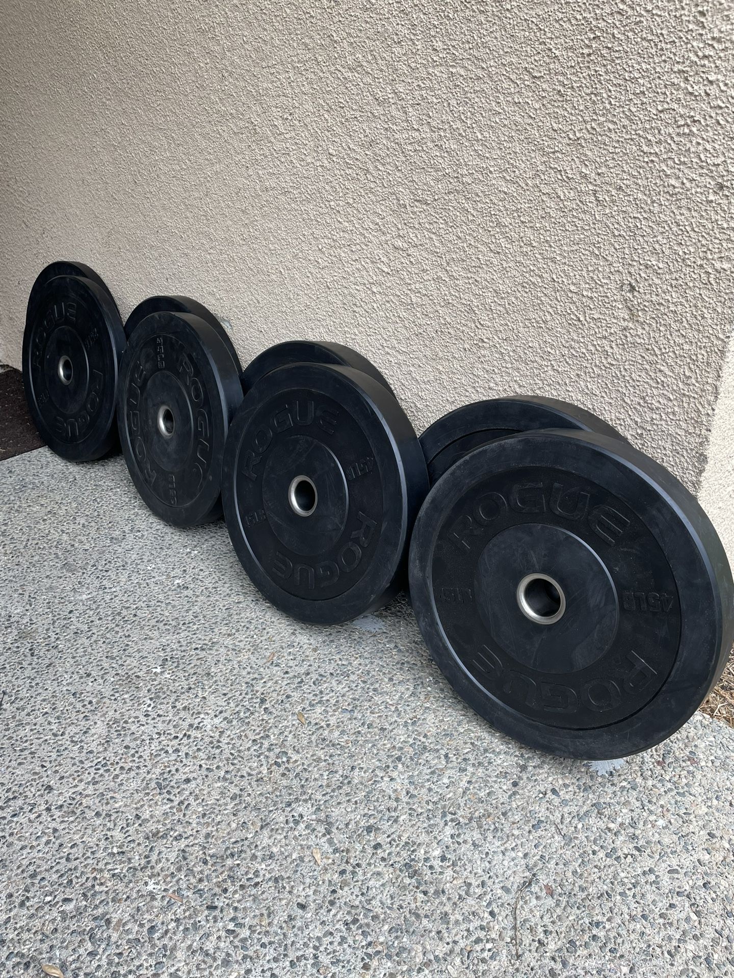 Rogue US-MIL Spec Bumper V2 Weights 4x45, 2x35 And 2x25 Lbs