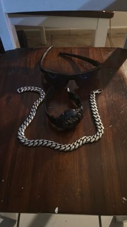 Silver Cuban Link Chain Necklace