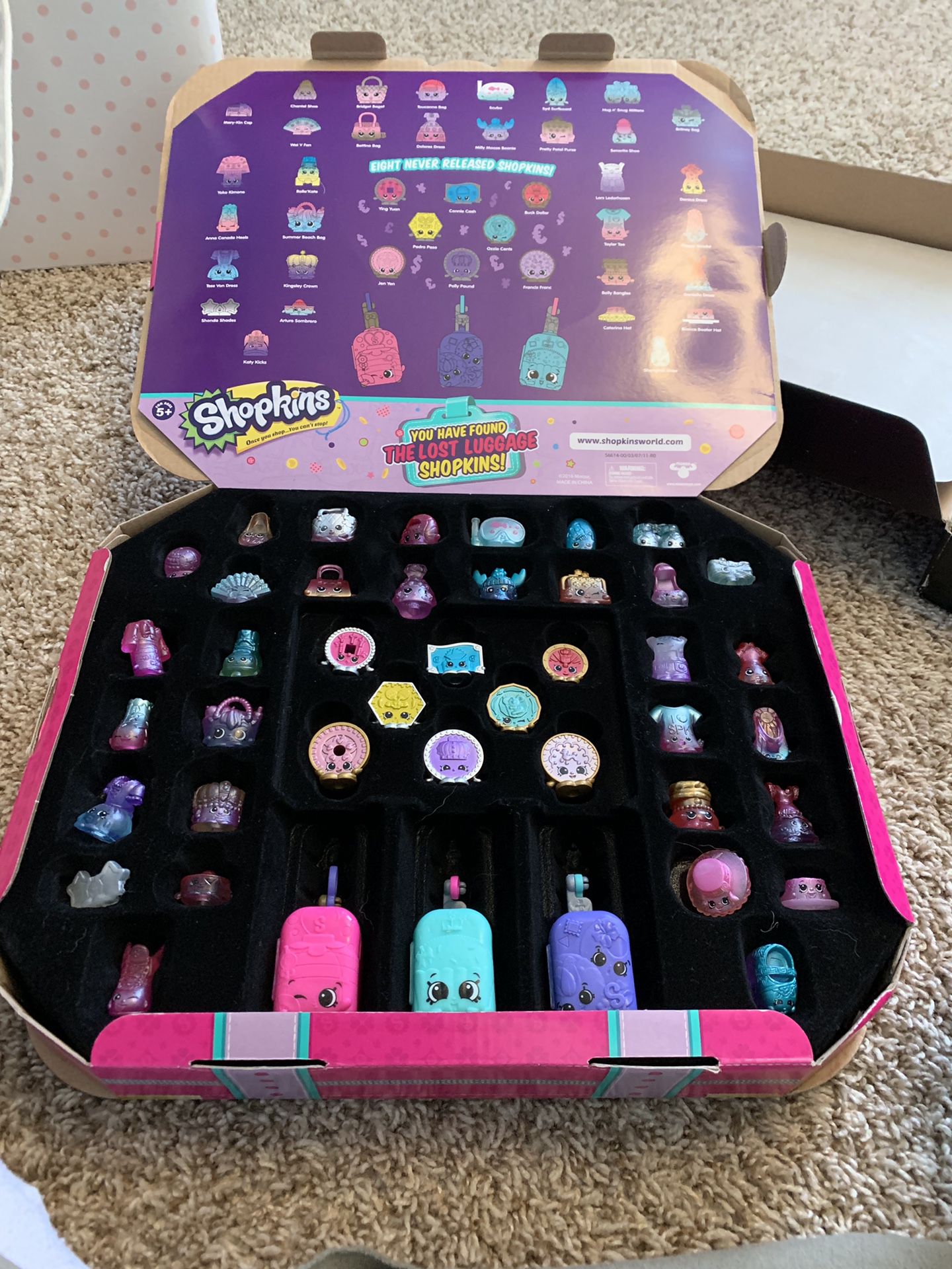 Shopkins limited addition luggage! Perfect