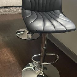 Three Leather Stools