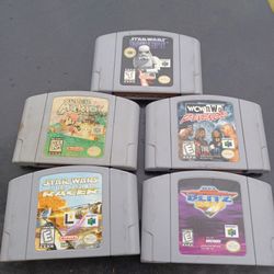 Nintendo 64 Games Mario Starwars 