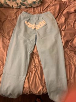 Blue spider sweats