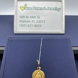 San Judas 18k Pendant