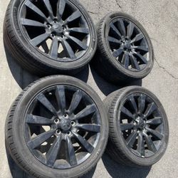 4 — 245/40r18 5x4.5 5x114.3 Stock Mitsubishi Lancer Civic Accord Camry Altima Wheels Rims Tires!!