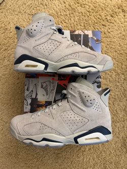 Size 9.5 (Pre owned, comes with original box) - Air Jordan 6 retro Georgetown