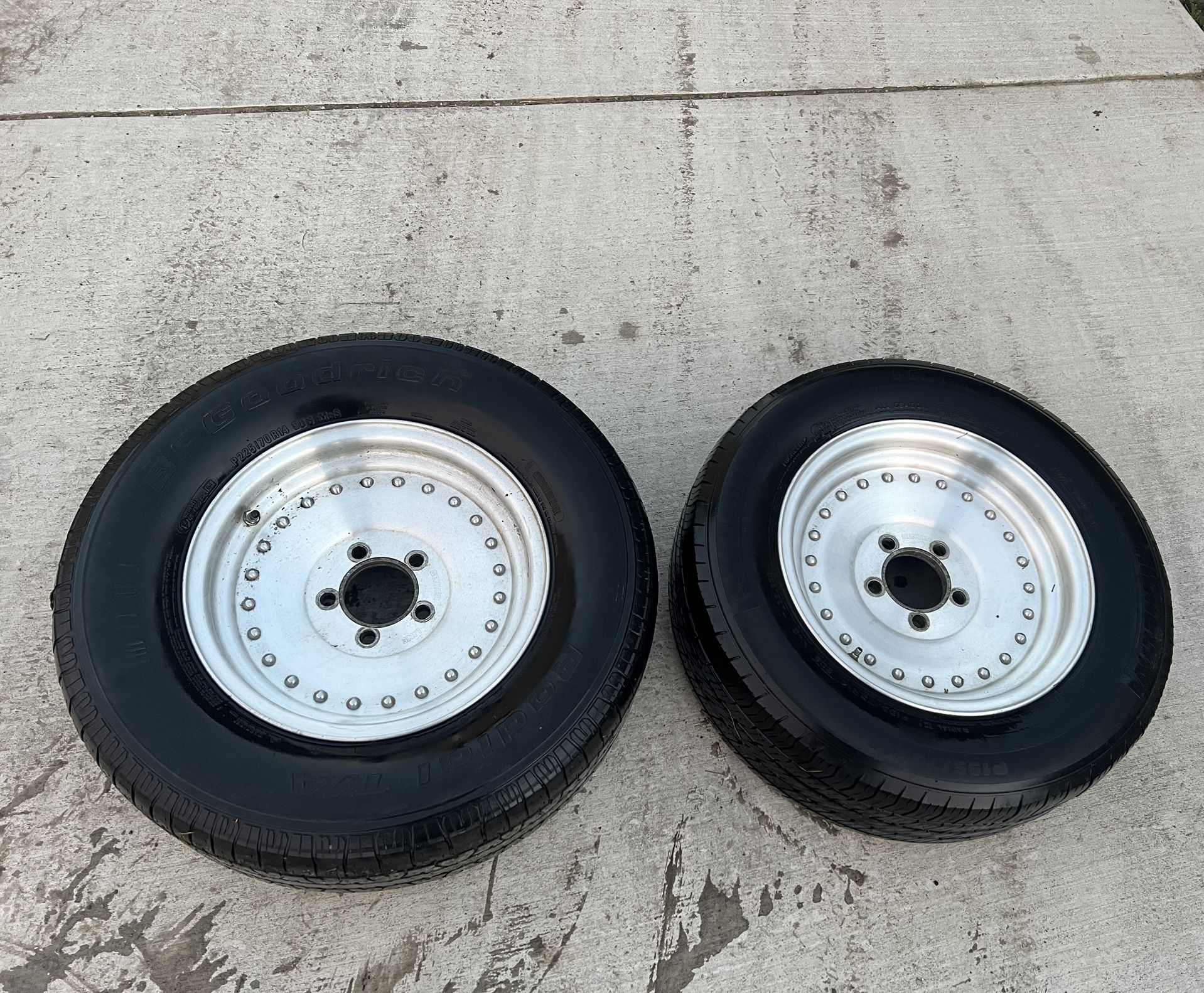 (2) Ford Ranger Mustang 5 Lug Centerline Wheels