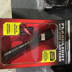 Flashlight With Cob Lantern 