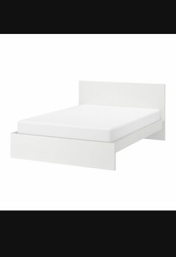 IKEA MALM King Bed Frame – White