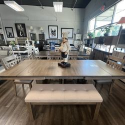 Extendable 6pc Dining Set