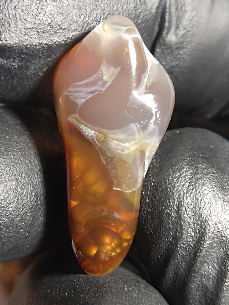 very nice natural fire agate
