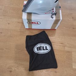 Javelin Bell Helmet/ White Silver Star